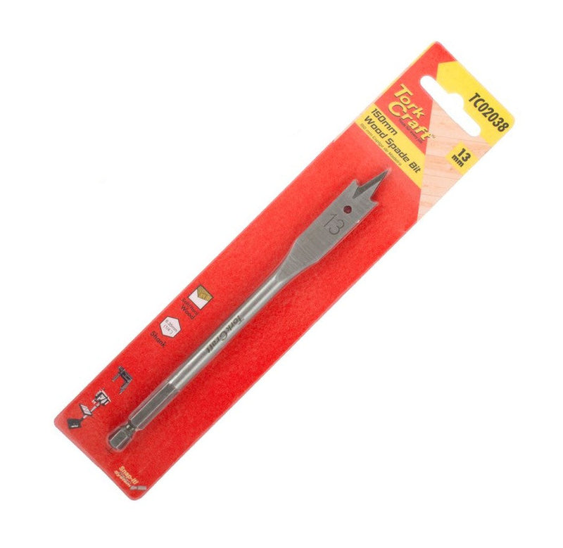 Tork Craft | Spade Bit 13 X 150mm-Toolcraft
