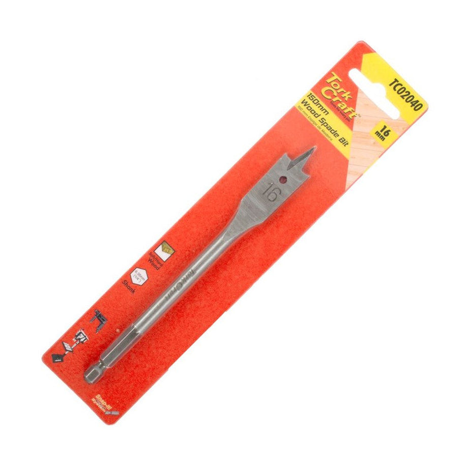 Tork Craft | Spade Bit 16 X 150mm - BPM Toolcraft