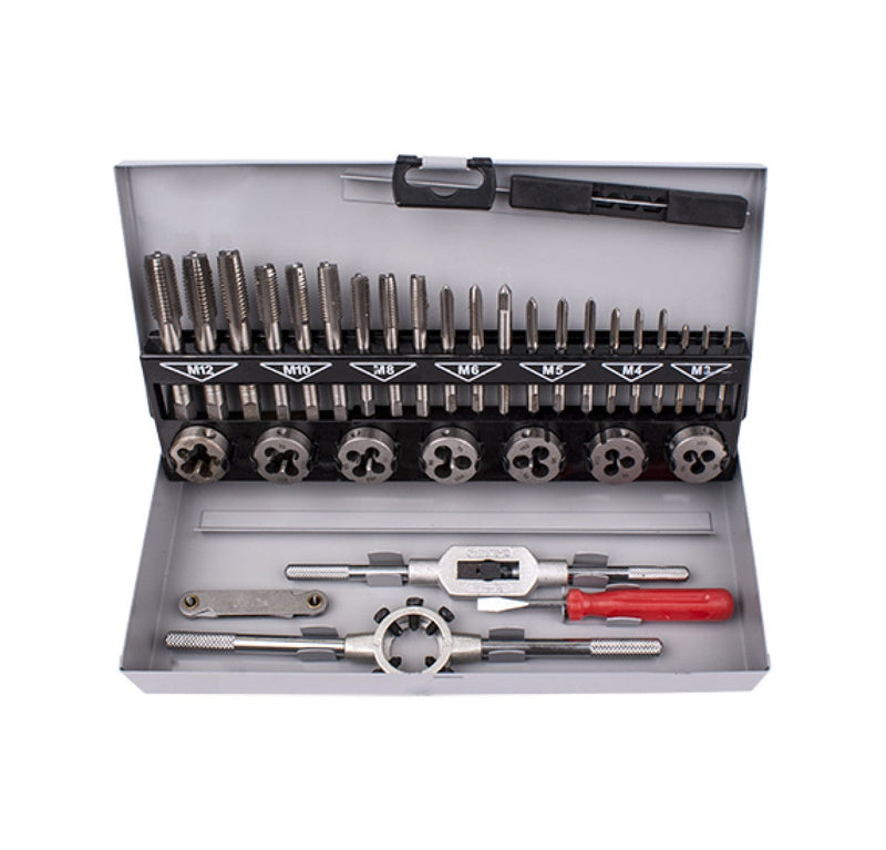 Tork Craft | Tap & Die Set 3-12mm 32Pc-Toolcraft