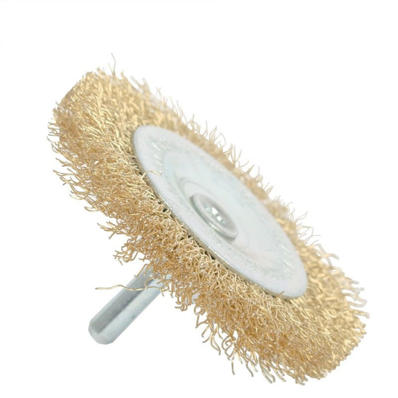 Tork Craft | Wire Wheel Brush 75x6mm Shaft-Toolcraft