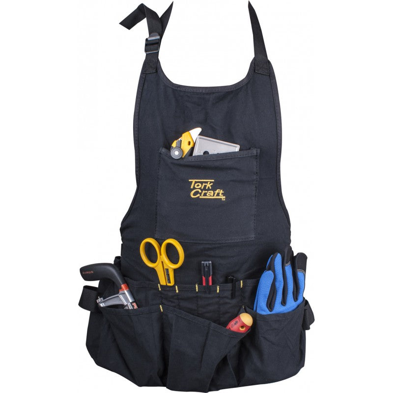 Tork Craft | Work Apron 14 pockets with Hammer Loop - Toolcraft