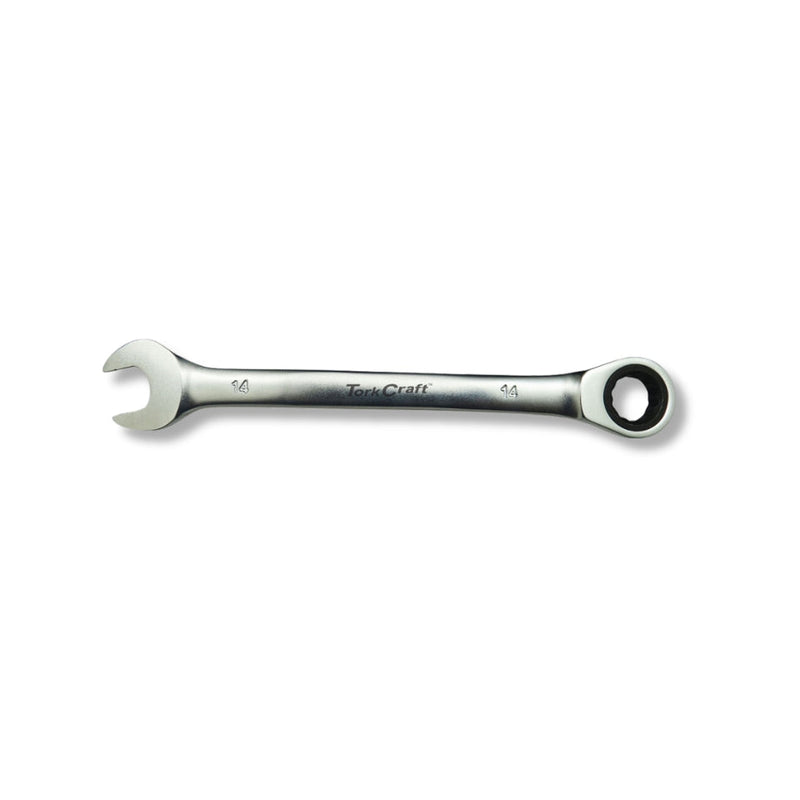 Tork Craft | Wrench Combination Ratchet Fixed Head - Various Sizes 14mm-Toolcraft