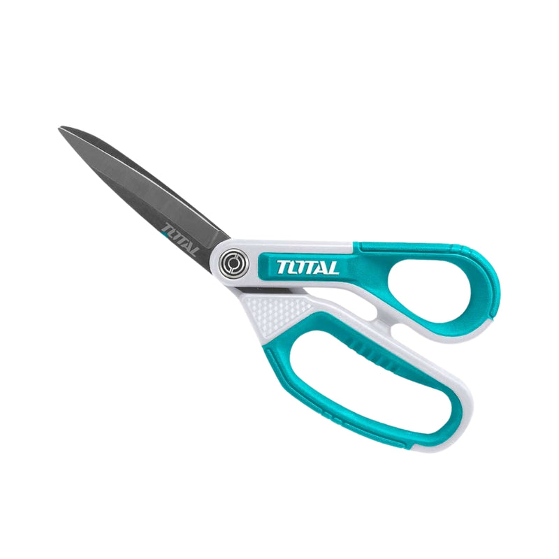 TOTAL | Scissor Long Blade Rubber Grip 210mm-Toolcraft