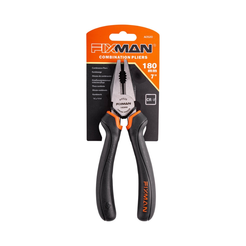 Fixman | Fxman Industrial Combination Pliers 7"/187mm-Toolcraft