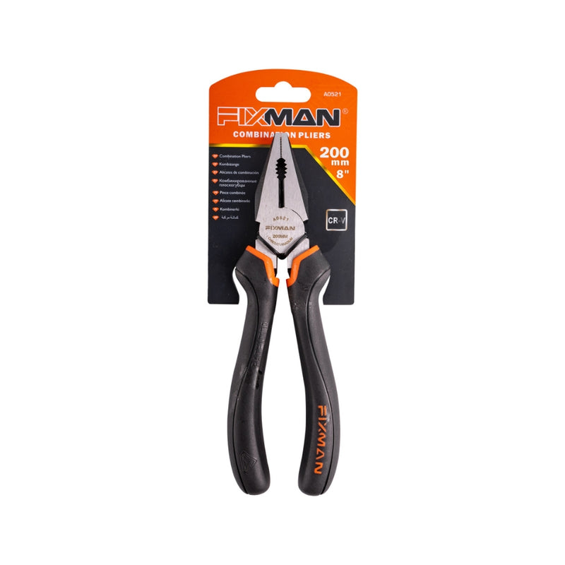 Fixman | Industrial Combination Pliers 8" X 200mm-Toolcraft