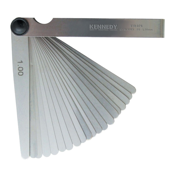 Kennedy | Feeler Gauge 4" 13 Blade Metric