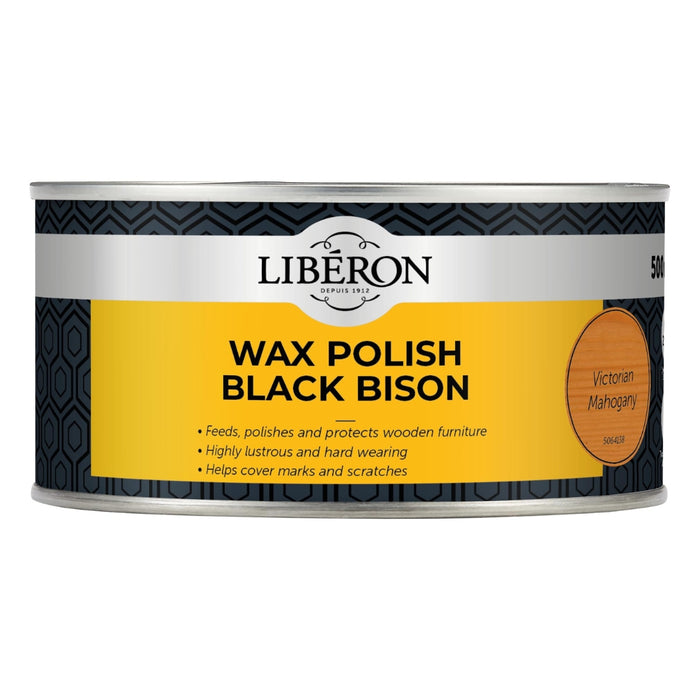 Liberon | Black Bison Wax Victorian Mahogany 500ml