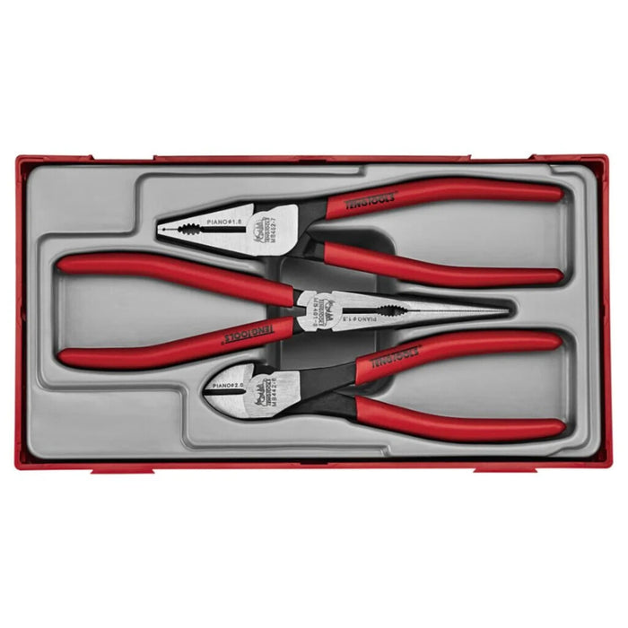 Teng Tools | Heavy Duty Vinyl Grip Plier Set 3pc