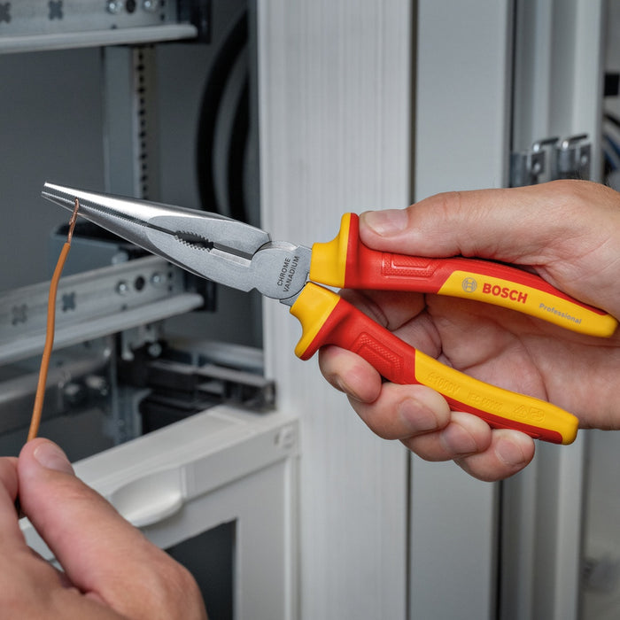 Bosch Professional | Flat-nose Pliers VDE Straight 200mm