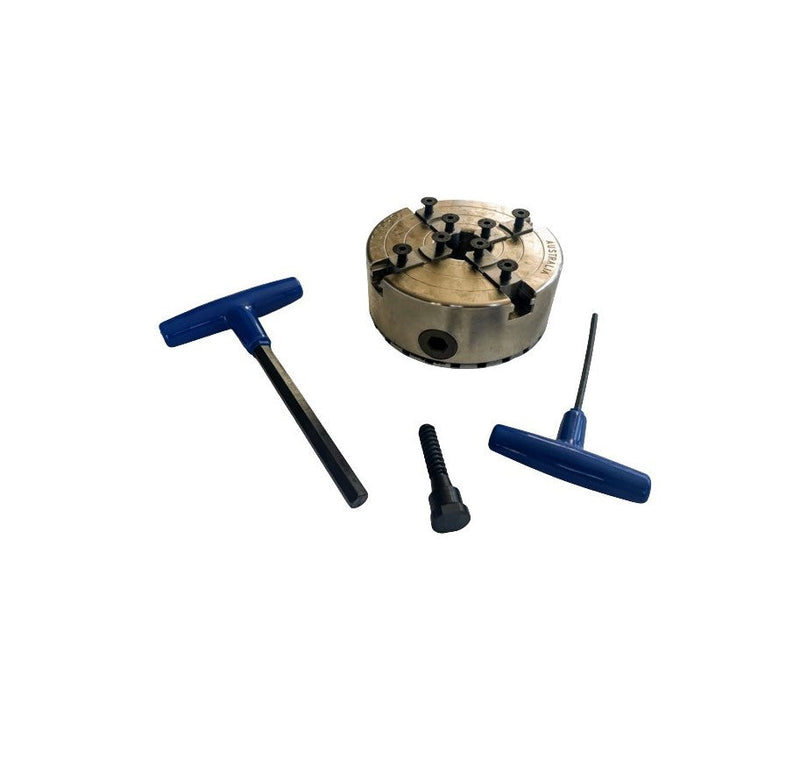 Vicmarc | Chuck VM120 (no jaws) 1 1/4" X 8Tpi-Toolcraft