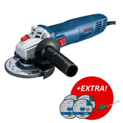 Bosch Professional | GWS 700 Grinder with 4X Cutting Discs and 1X Carbon Brush Set-Toolcraft