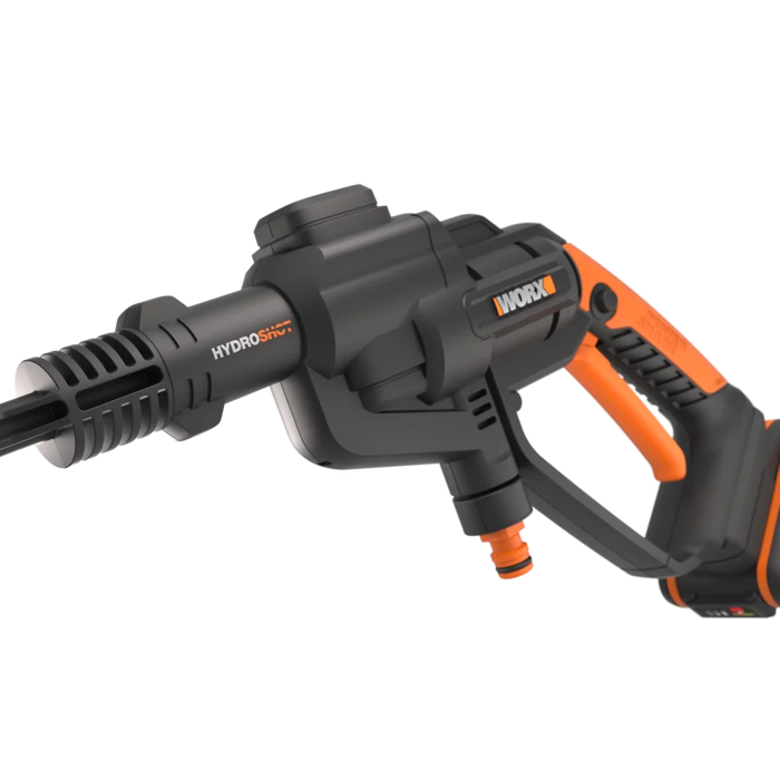 WORX | Hydroshot Kit 20V 24 bar Cordless Pressure Cleaner with 4 Accessories, Battery & Charger