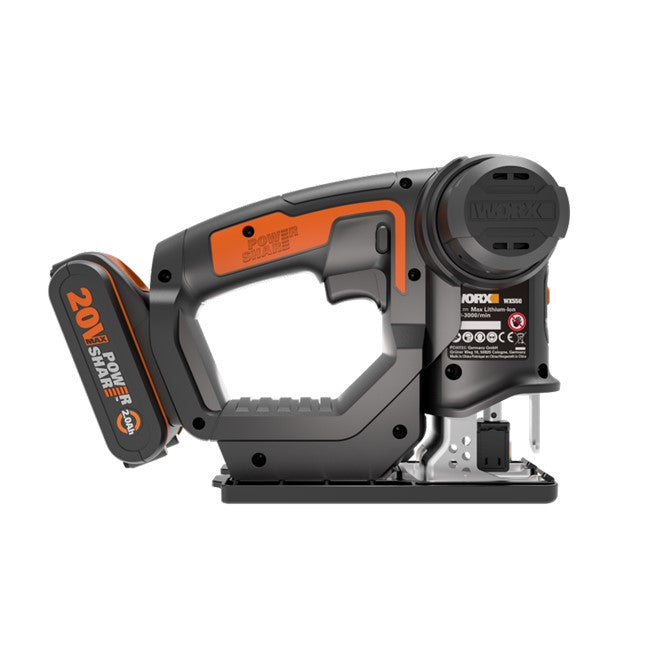 Worx | Axis Jigsaw & Recipro Saw 20mm 2-in-1 Cordless 20V Kit
