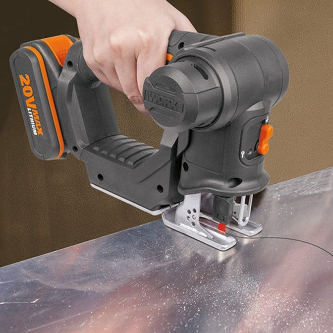 Worx | Axis Jigsaw & Recipro Saw 20mm 2-in-1 Cordless 20V Kit