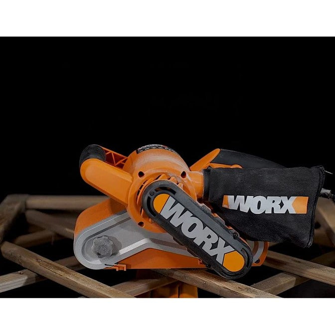 WORX | Belt Sander 950W 76 X 533mm Dust Extraction 2Pc Belt
