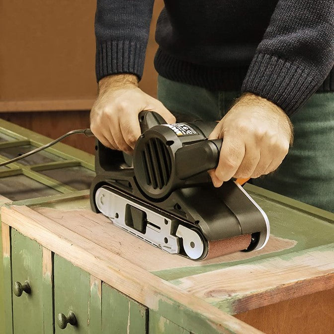 WORX | Belt Sander 950W 76 X 533mm Dust Extraction 2Pc Belt