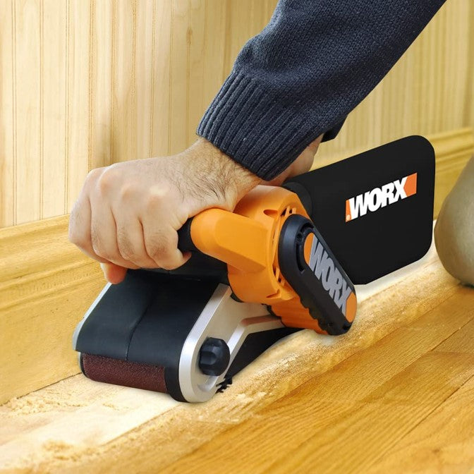 WORX | Belt Sander 950W 76 X 533mm Dust Extraction 2Pc Belt