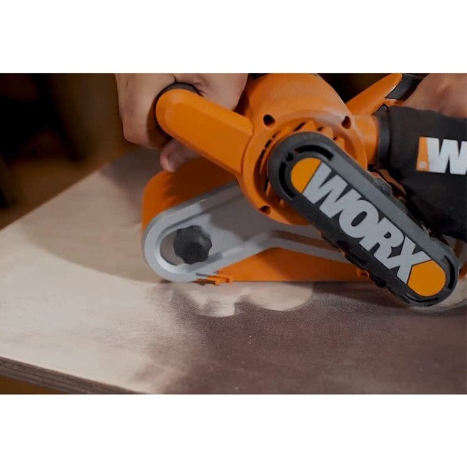 WORX | Belt Sander 950W 76 X 533mm Dust Extraction 2Pc Belt