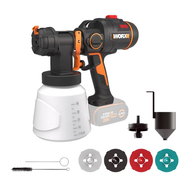 WORX | Cordless Paint Sprayer - (Battery Excluded)