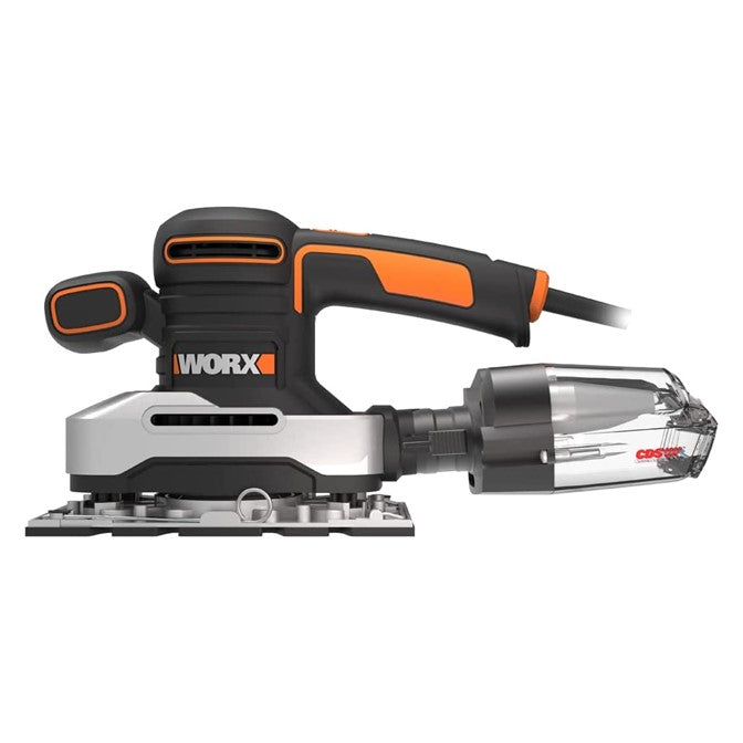 WORX | Finishing Sander 270W Incl. 9Pc Sanding Sheets Hook & Loop
