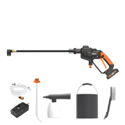 WORX | Hydroshot Kit 20V 24 bar Cordless Pressure Cleaner with 4 Accessories, Battery & Charger-Toolcraft