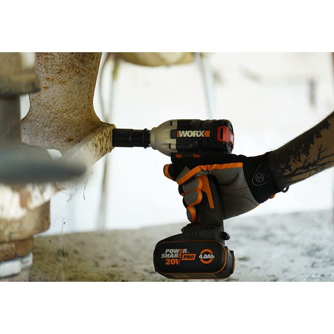 WORX | Impact Wrench 20V BrushLess 1/2" 300Nm-Toolcraft