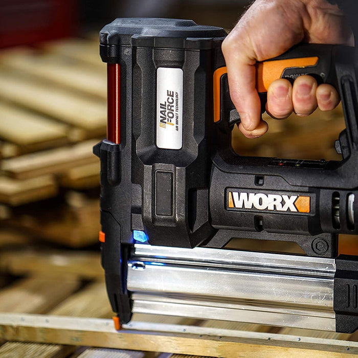 Worx | Nailer/Stapler, Nail Force 20V, Tool Only (Online Only) - BPM Toolcraft