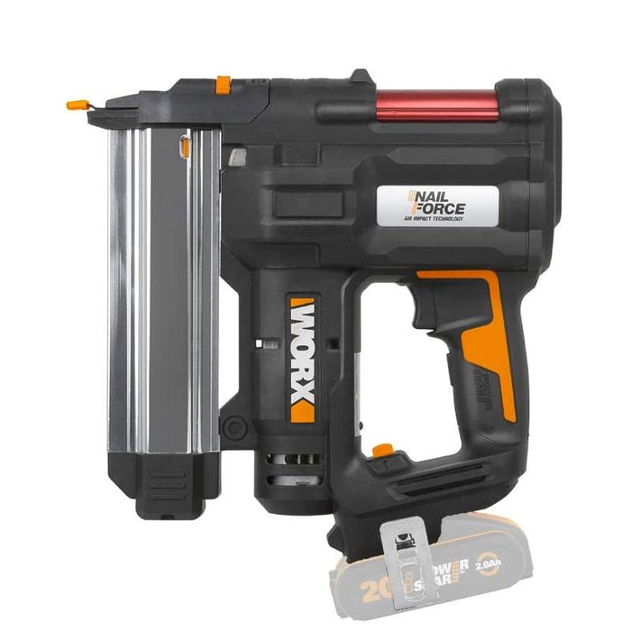 Worx | Nailer/Stapler, Nail Force 20V, Tool Only (Online Only) - BPM Toolcraft