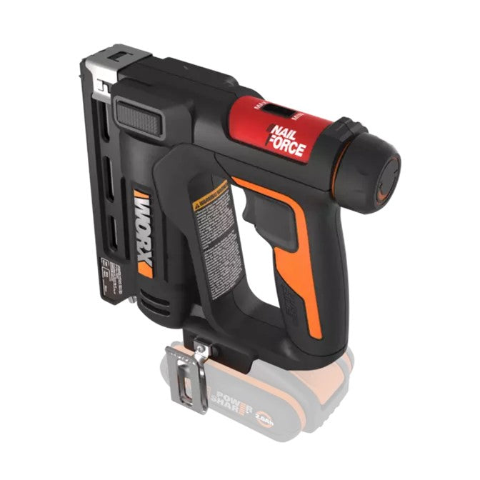 Worx | Nailforce™ Crown Stapler 3/8" Cordless 20V Powershare® Nitro™ - (Battery Excluded)-Toolcraft