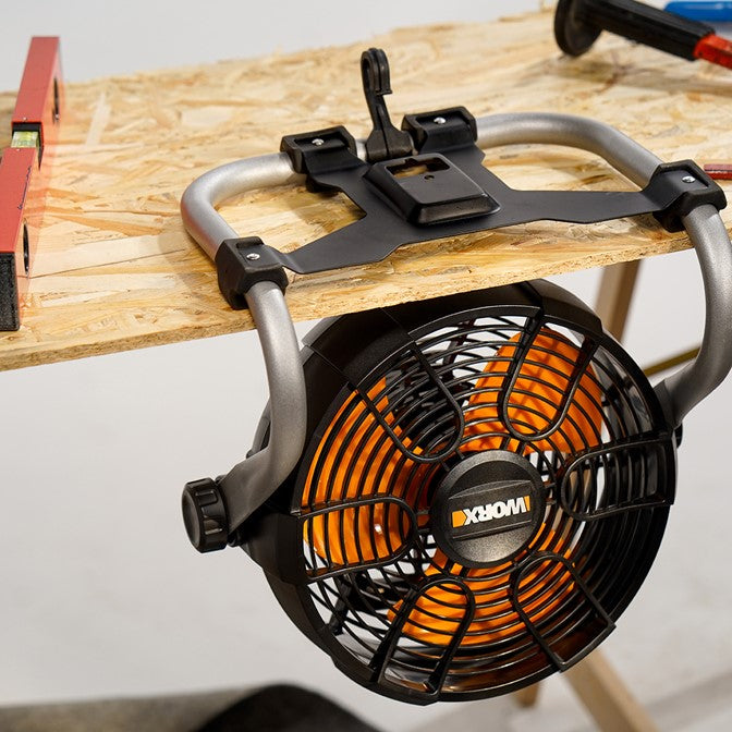 Work Fans Portable Worx | Portable Work Fan Cordless 20V Powershare® Cordless Work Fan ...