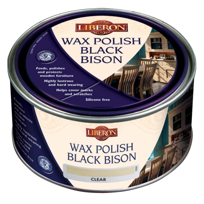 Liberon | Wax Paste Polish Black Bison Clear 500ml