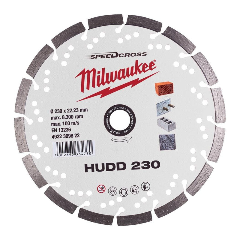 Milwaukee | HUDD 230 mm - 1 pc Speedcross-Toolcraft