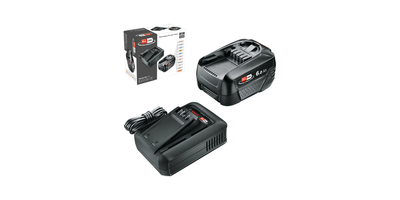 Bosch DIY | Battery Starter Set 18V 1x 6.0Ah Battery + Charger