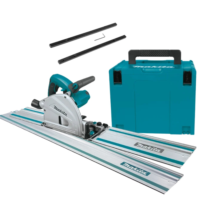 Makita | Plunge Cut Saw SP6000 + 1,4m Guide Rail x 2 + Connector