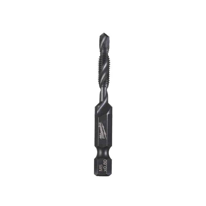 Milwaukee | 1/4" HSS-G M5x57mm - 1 pc Combi Drill+Tap-Toolcraft