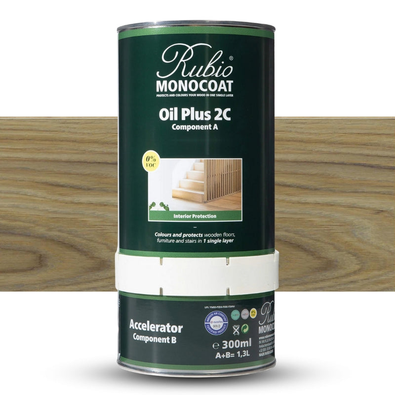 Rubio Monocoat | Oil Plus 2C Gold Label - Aqua 1.3L-Toolcraft