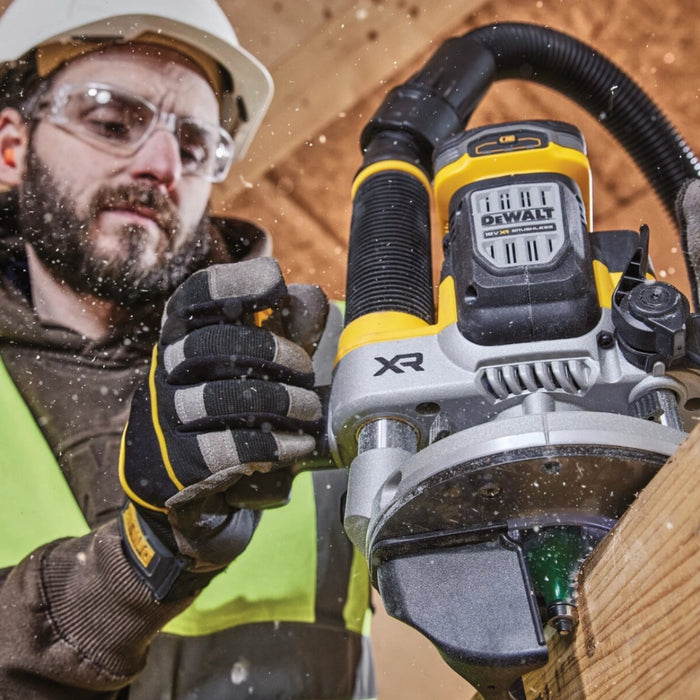 DEWALT Cordless Woodworking 18V Plunge Router + TSTAK Case - Battery Excluded