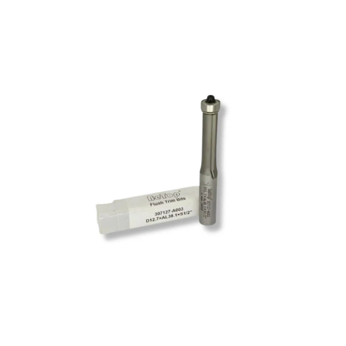 Betop | Flush Trim, 12.70 X 38.1mm - Bottom Bearing - 1/2" Shank