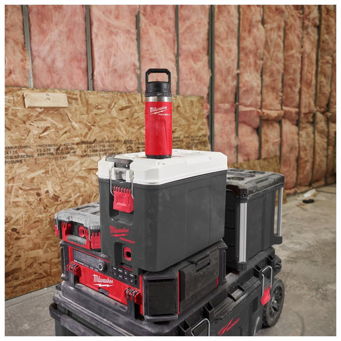 Milwaukee | Packout Bottle 710 ml Chug Lid Red