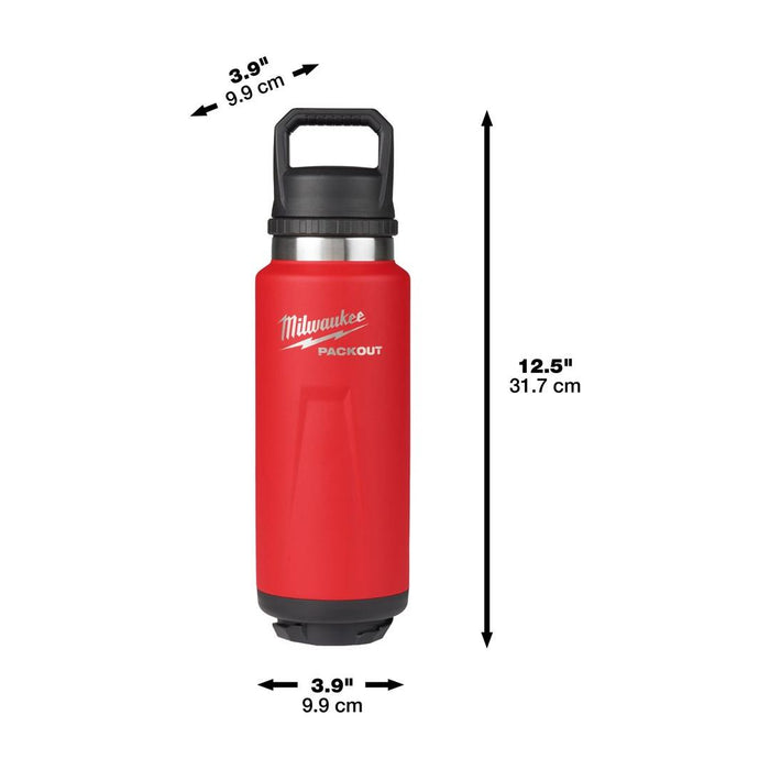 Milwaukee | Packout Bottle 1065 ml Chug Lid Red