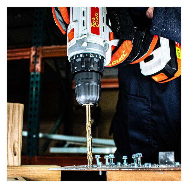 Tork Craft | Drill &amp; Impact Driver Twin Pack 20v 2 X 2.0ah Bat Std Charg Carry Bag-Toolcraft
