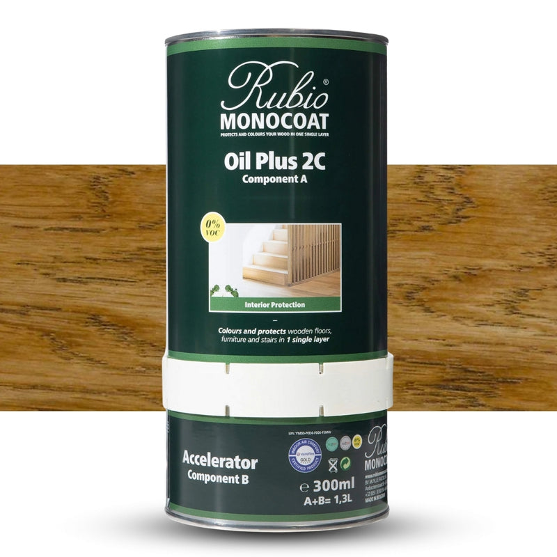 Rubio Monocoat | Oil Plus 2C Gold Label - Castle Brown 1.3L-Toolcraft