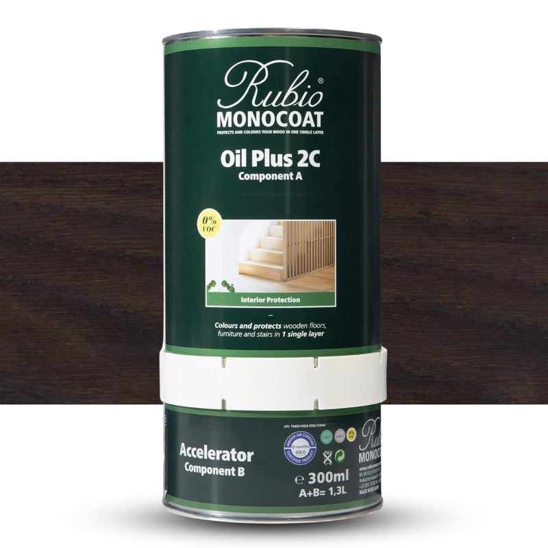 Rubio Monocoat | Oil Plus 2C Gold Label - Charcoal 1.3L-Toolcraft