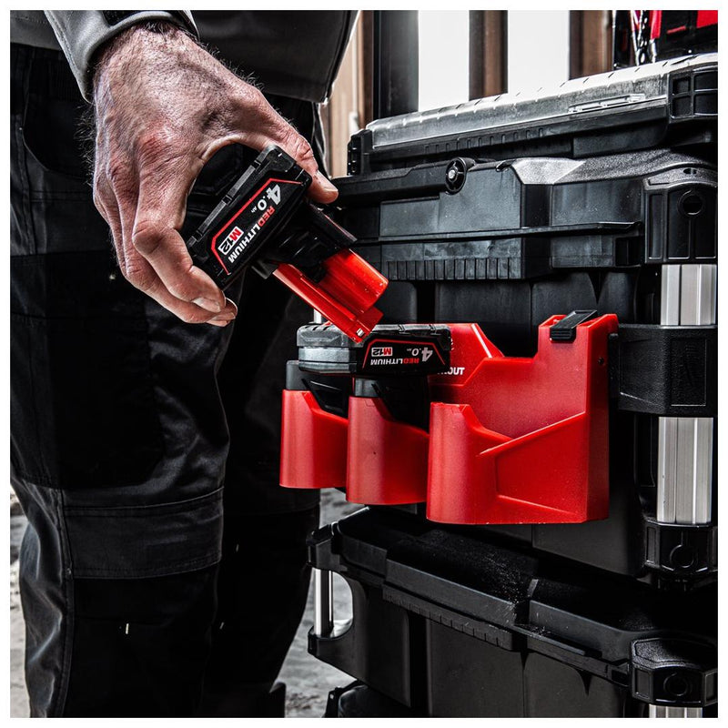 Milwaukee | PACKOUT Side Mount M12 Battery Rack-Toolcraft