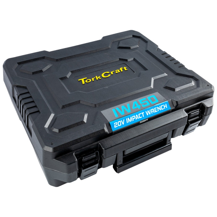 Tork Craft Cordless Brushless Impact Wrench 450nm 20v Iw450