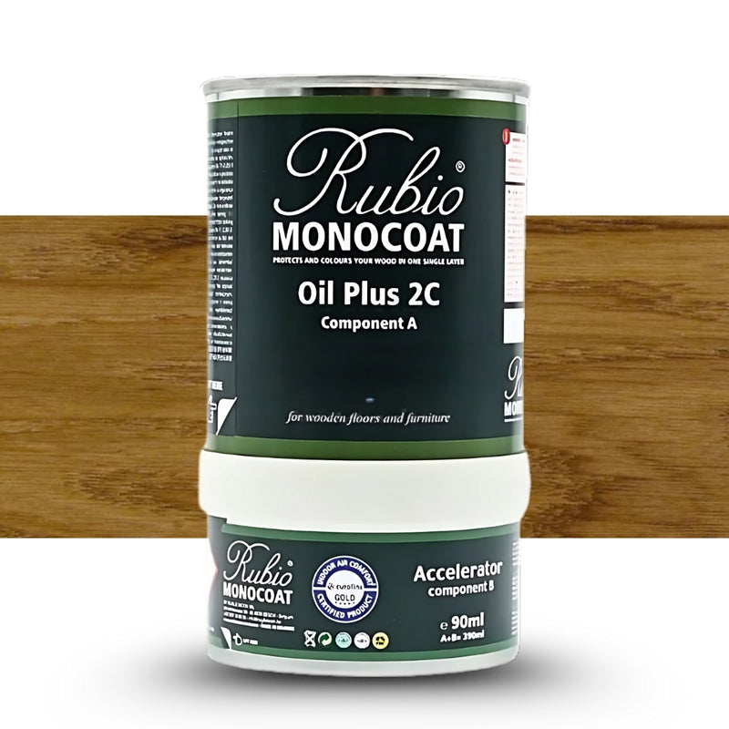 Rubio Monocoat | Oil Plus 2C Gold Label Dark Oak 390ml-Toolcraft
