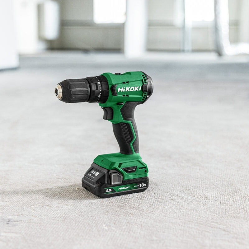 Hikoki | Cordless Hammer Drill 2x 2Ah Batteries & Charger DV18DAWCZ-Toolcraft