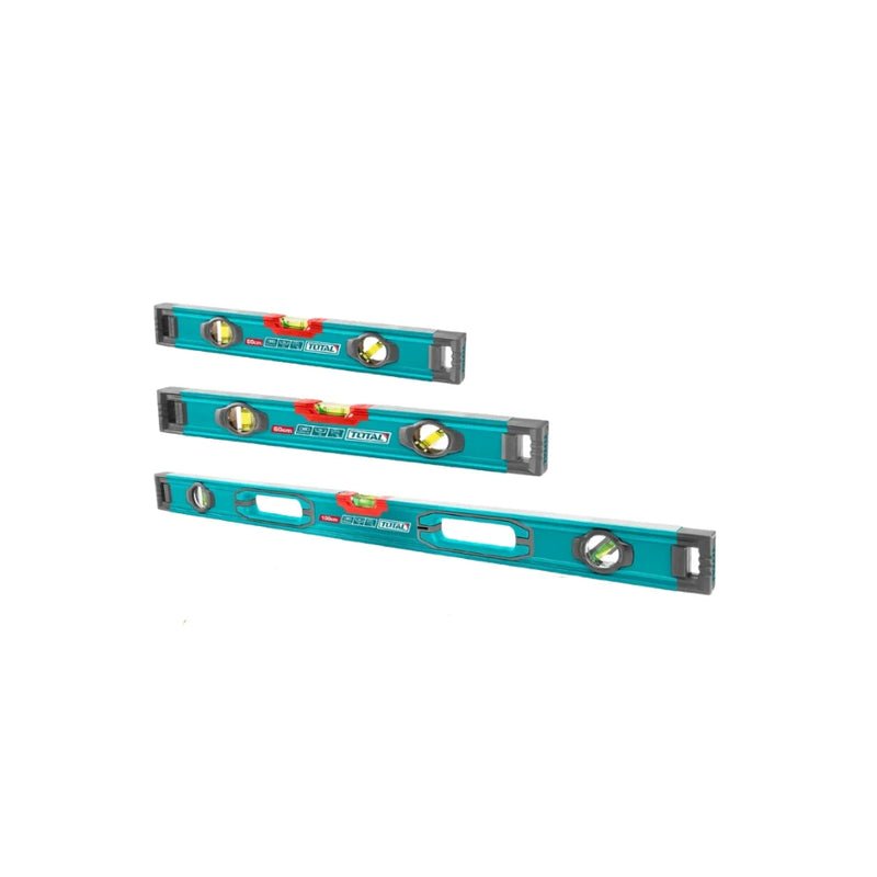 TOTAL | Spirit Level Set 40, 60 & 100 cm - 3pc-Toolcraft