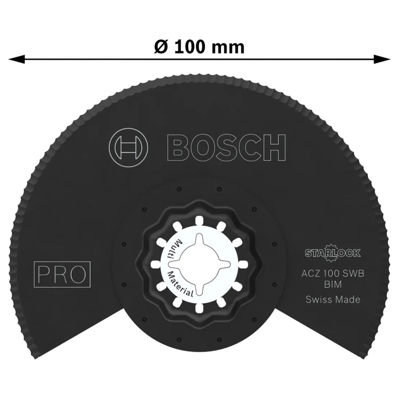 BOSCH SEGMENTAL SAW BLADE RB - 1ER ACZ100 SWB-Toolcraft