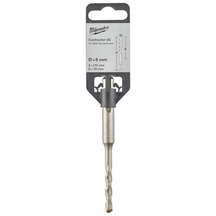 Milwaukee SDS PLUS CONTRACTOR DRILL BITS-6 x 110